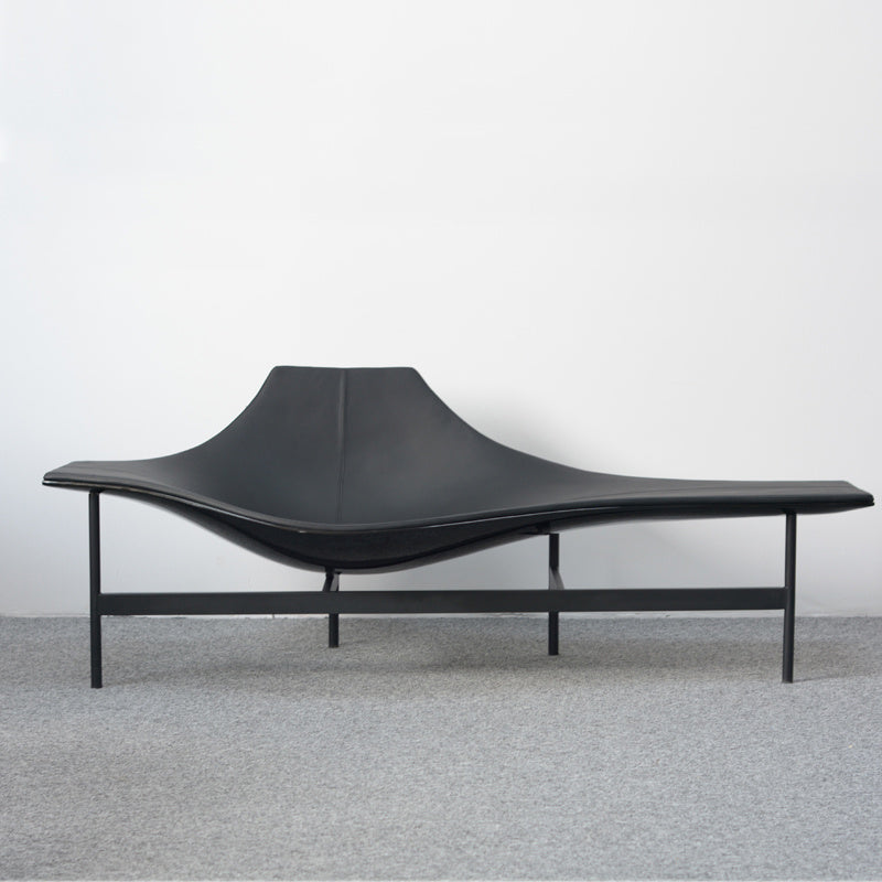 Modern Chaise Lounge Couch Solid Color Chaise Lounge for Living Room