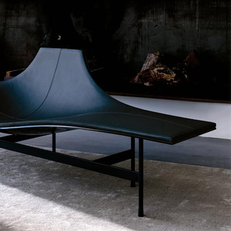 Modern Chaise Lounge Couch Solid Color Chaise Lounge for Living Room