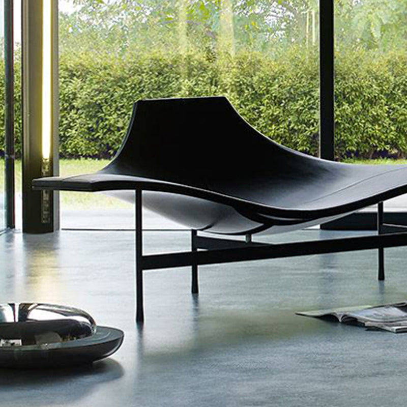 Modern Chaise Lounge Couch Solid Color Chaise Lounge for Living Room