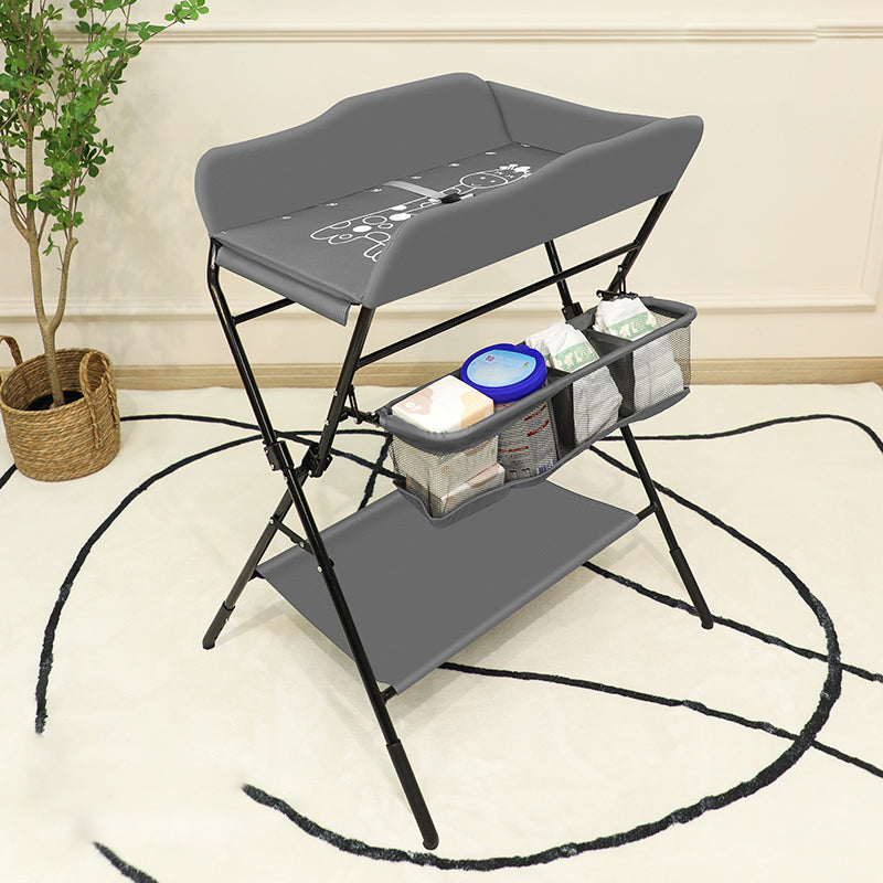 Folding Changing Table Portable Baby Changing Table with Shelf