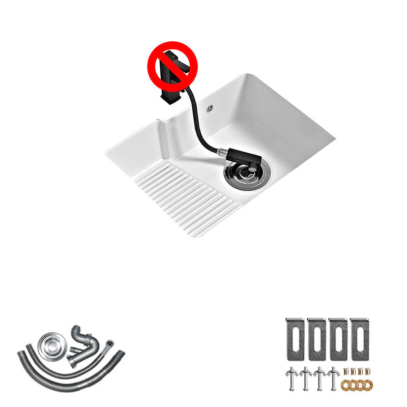 Modern Vessel Lavatory Sink Porcelain with Faucet Bathroom Sink