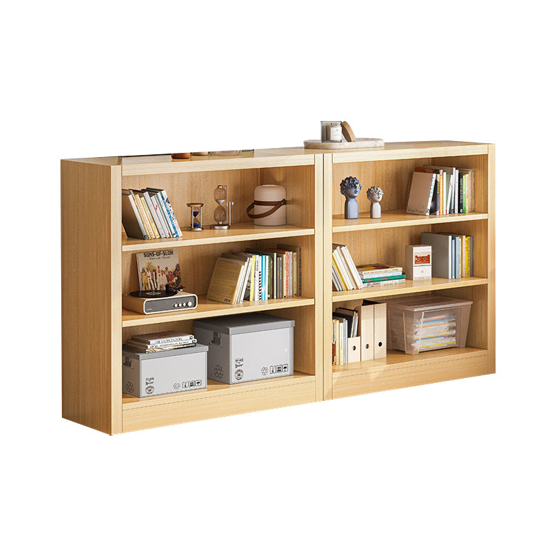 Scandinavian Shelf Manufactured Wood Standard Kids Bookcase in Natural/White