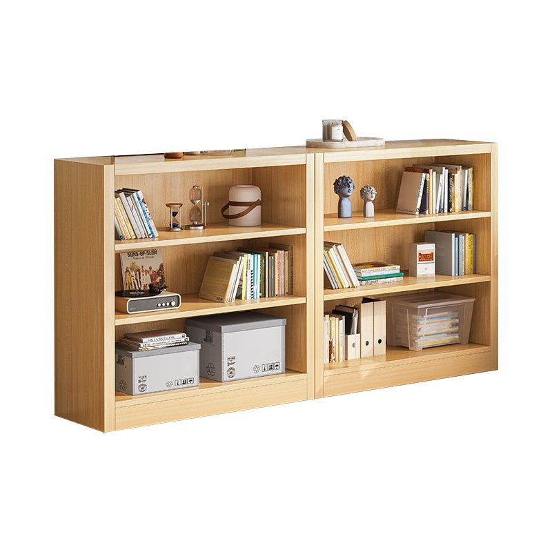 Scandinavian Shelf Manufactured Wood Standard Kids Bookcase in Natural/White