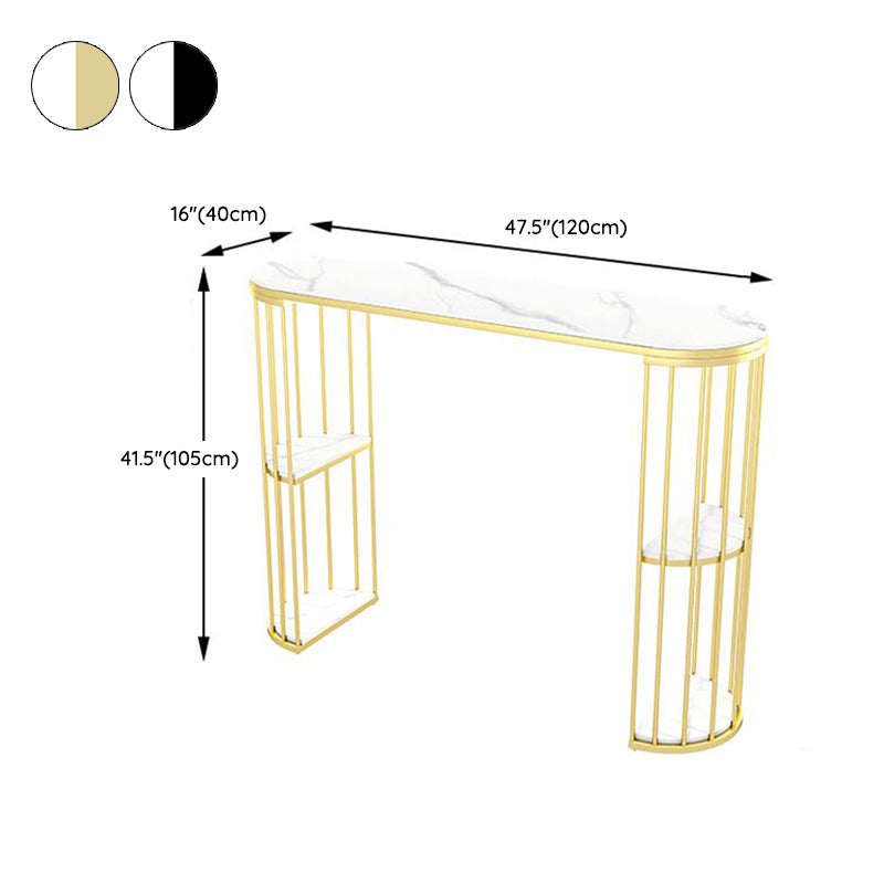 Double Pedestal Bar Table Set 1/3 Pcs Metal Frame Bar Table and Stools