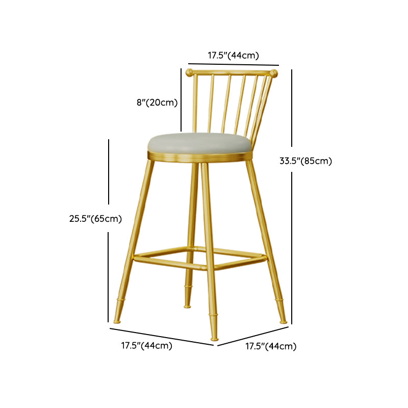 Modern Style Bar Table Set 1/3 Pieces Round Stone Bar table with Upholstered Stools