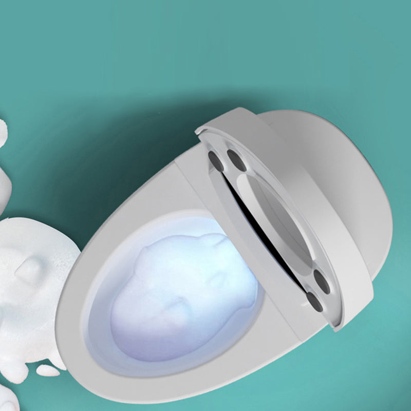 Contemporary White Flush Toilet Heated Seat Included Urine Toilet for Bathroom