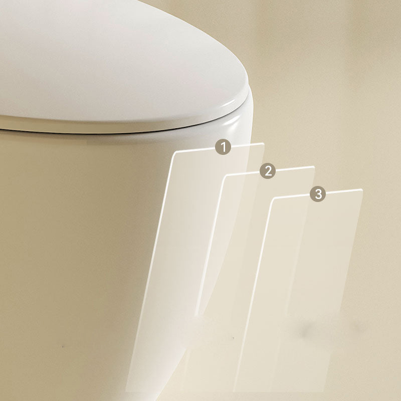 Floor Mounted Urine Toilet One Piece Toilet Modern Siphon Jet Toilet Bowl