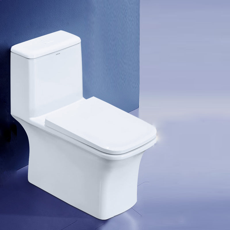 Floor Mounted Siphon Jet Urine Toilet One Piece Toilet Modern Porcelain Toilet
