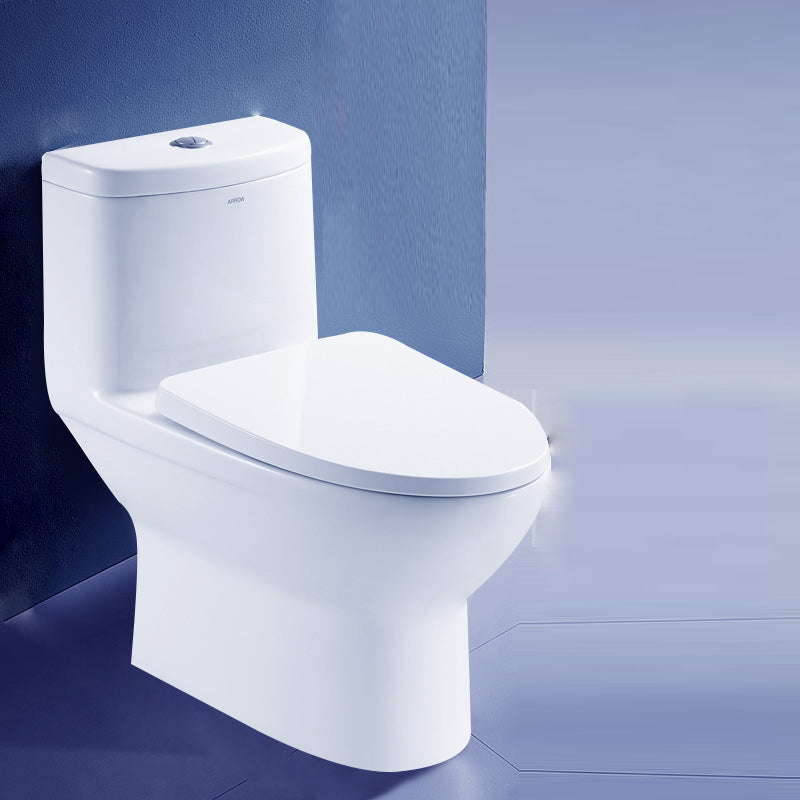 Floor Mounted Siphon Jet Urine Toilet One Piece Toilet Modern Porcelain Toilet
