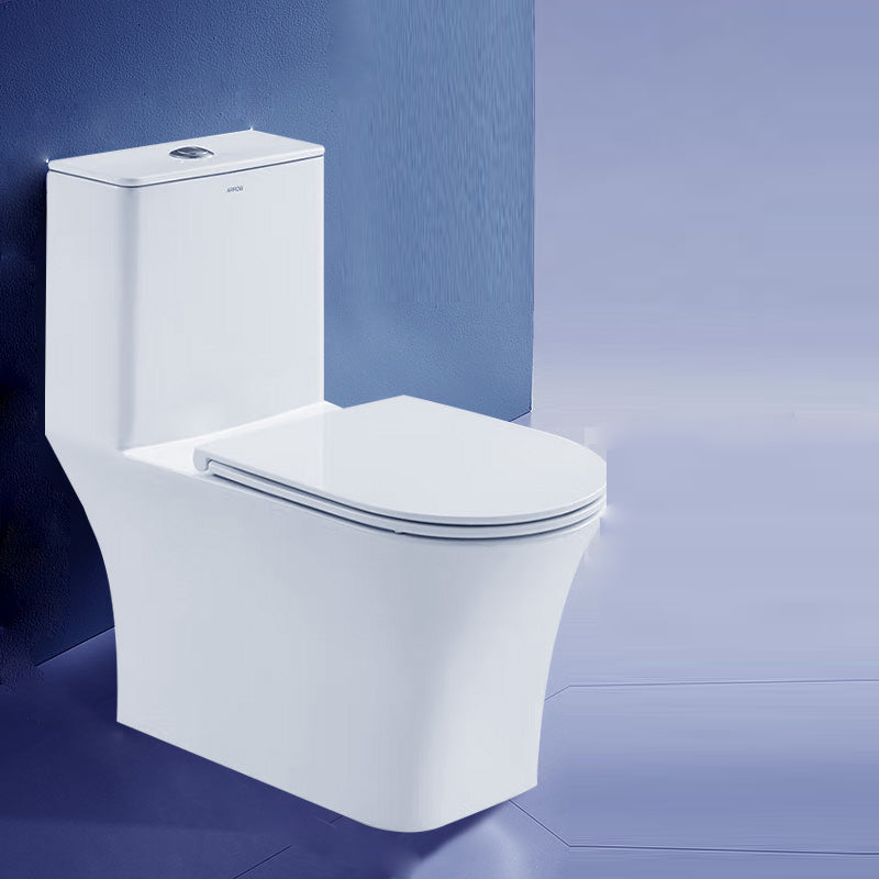 Floor Mounted Siphon Jet Urine Toilet One Piece Toilet Modern Porcelain Toilet