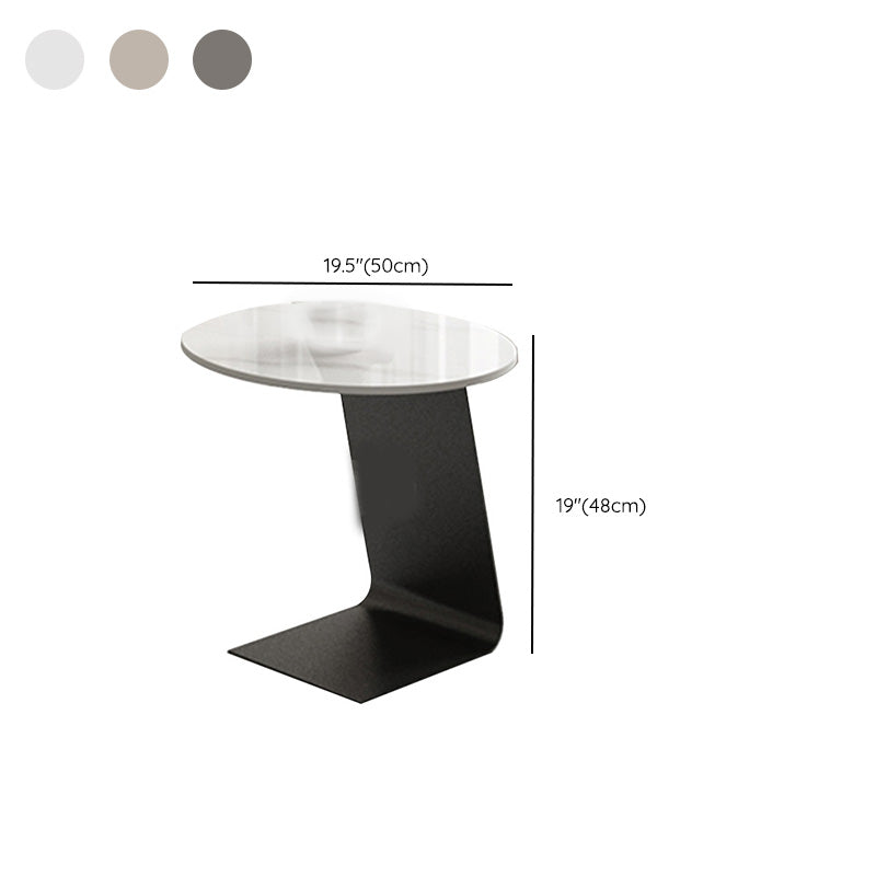 Slate Rectangular Coffee Table Metal Legs Coffee Cocktail Table
