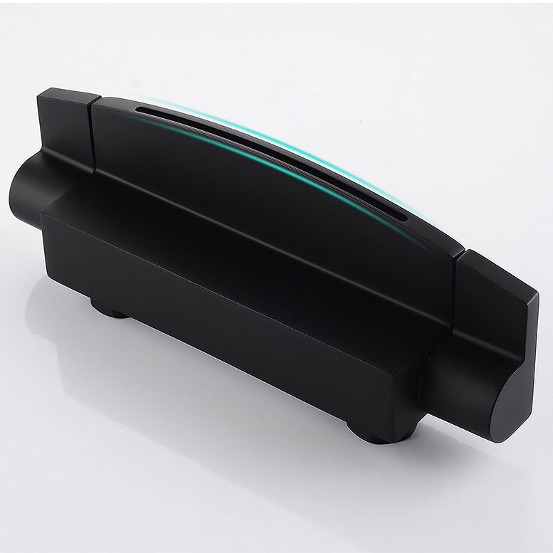 Modern Bathroom Faucet Two Handle Copper Wall Mounted Bath Faucet Trim