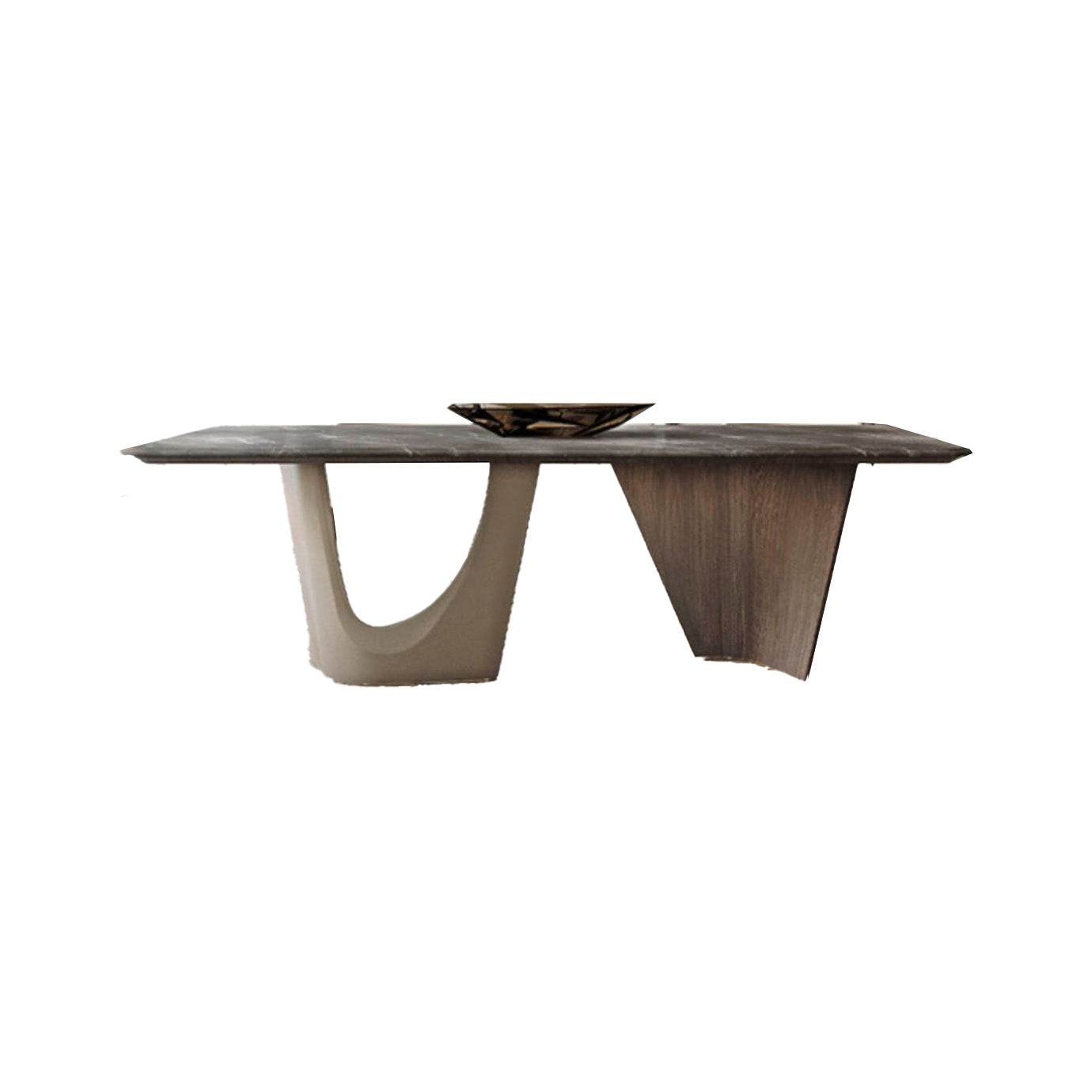 Double Pedestal Dining Room Table Contemporary Dinner Room Table