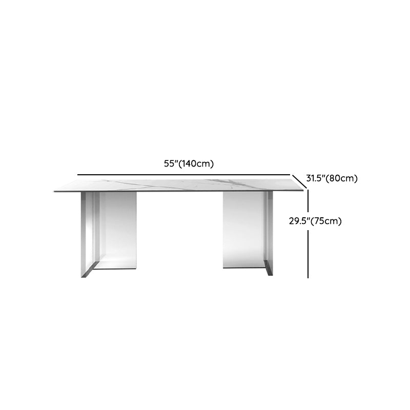 Glam Dining Table Set 1/2/5/7 Pieces with Acrylic Base Kitchen Furniture Set