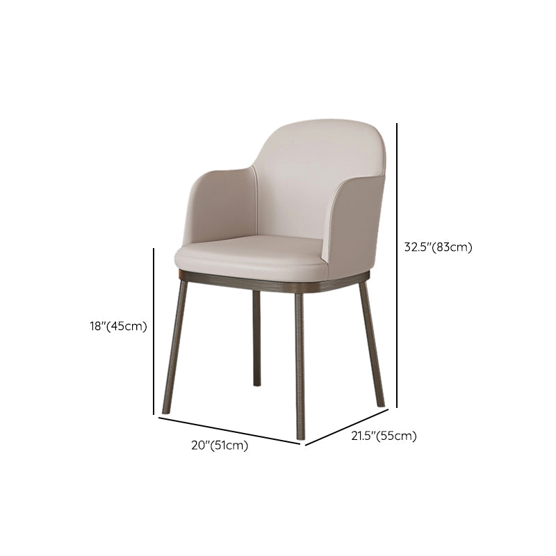 Kitchen Dining Set with White Chairs 1/5/6/7 Pieces Modern Dinette Set