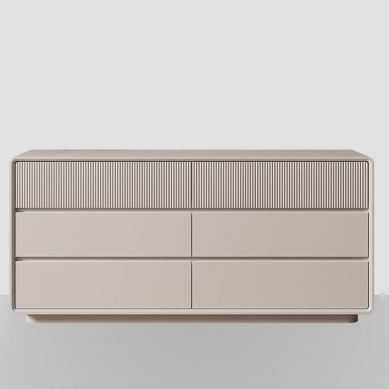 Modernism Horizontal Double Dresser Wood Dresser with 5/6/8 Drawers for Home