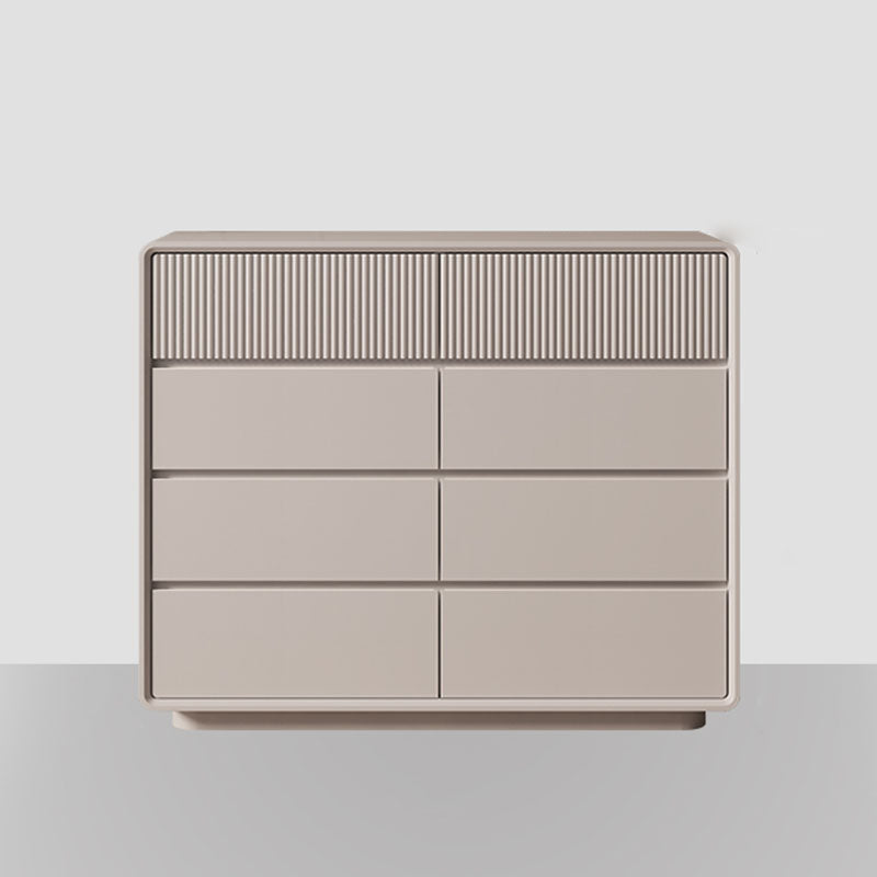 Modernism Horizontal Double Dresser Wood Dresser with 5/6/8 Drawers for Home