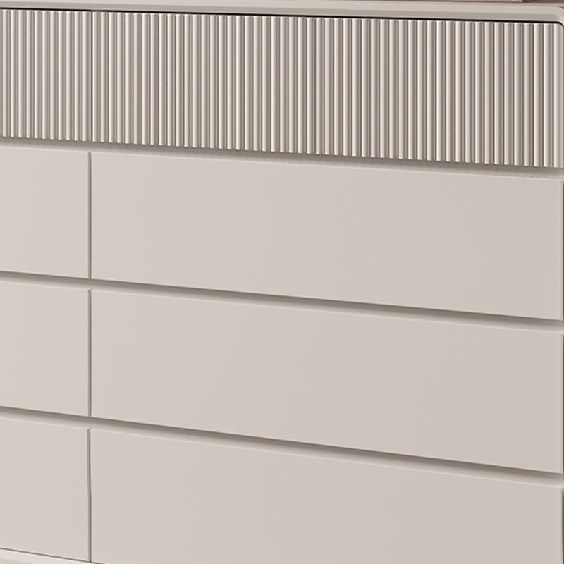 Modernism Horizontal Double Dresser Wood Dresser with 5/6/8 Drawers for Home