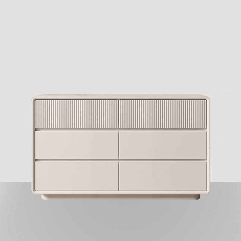 Modernism Horizontal Double Dresser Wood Dresser with 5/6/8 Drawers for Home