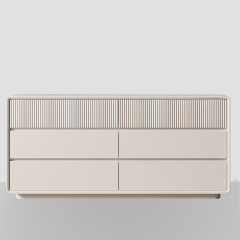 Modernism Horizontal Double Dresser Wood Dresser with 5/6/8 Drawers for Home