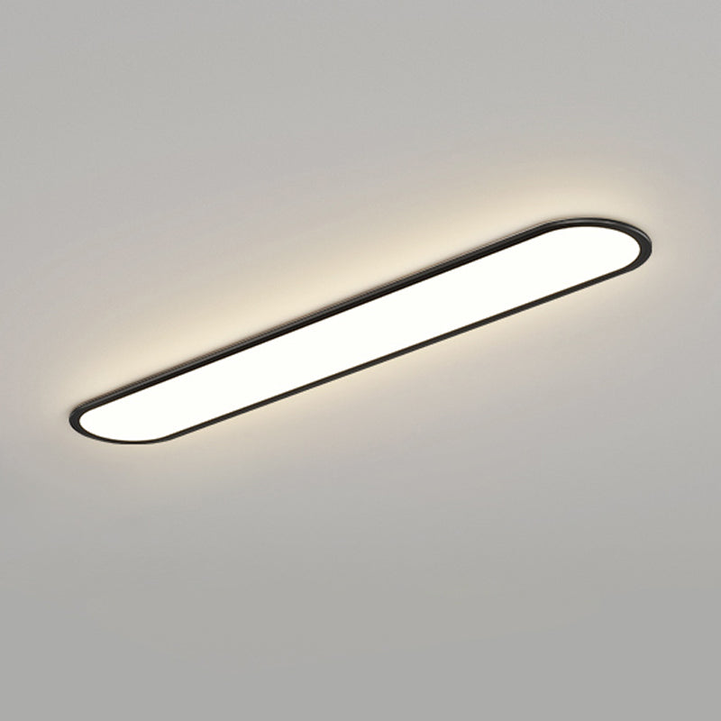 1-Light Ceiling Light Simple LED Ceiling Mount Light with Acrylic Shade for Bedroom