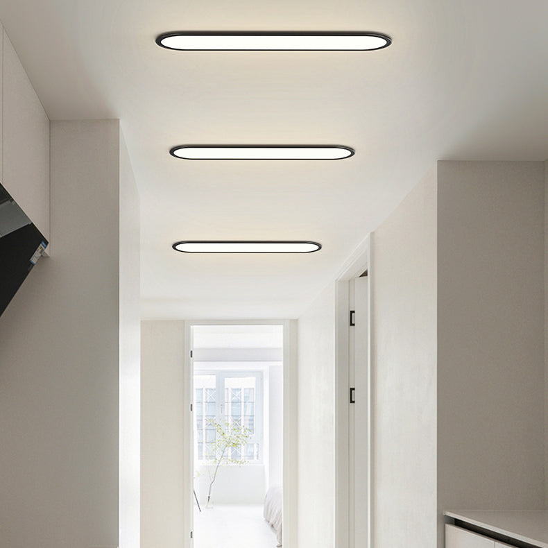 1-Light Ceiling Light Simple LED Ceiling Mount Light with Acrylic Shade for Bedroom