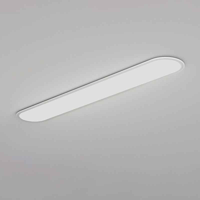 1-Light Ceiling Light Simple LED Ceiling Mount Light with Acrylic Shade for Bedroom