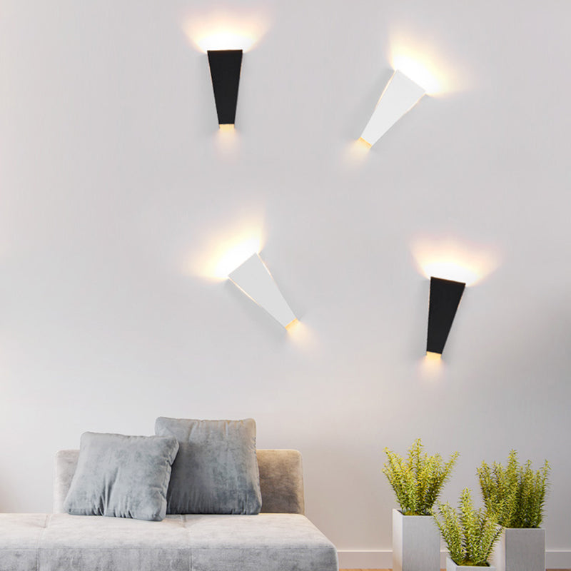 LED Wall Lamp Modern Style Wall Mount Lamp with Iron Shade for Bedroom