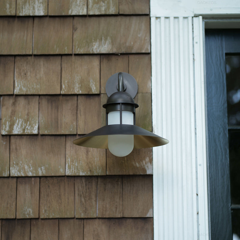 Metal Shade Sconce Light Fixtures 1-Light Wall Mounted Lights for Outdoor