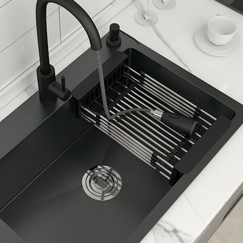 Modern Kitchen Faucet Stainless Rectangular Water Purification Kitchen Faucet