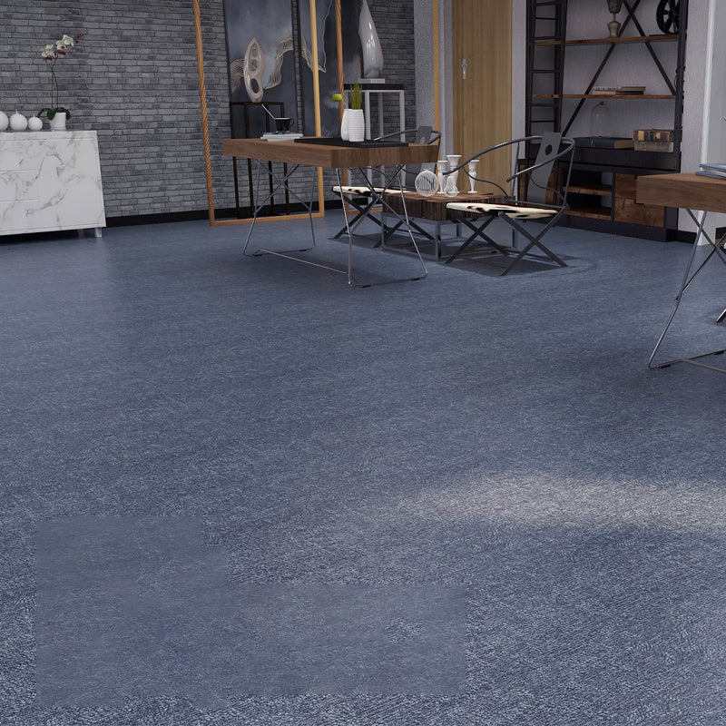 Scratch Resistant Plastic Floor Square Edge Peel & Stick Floor Tiles