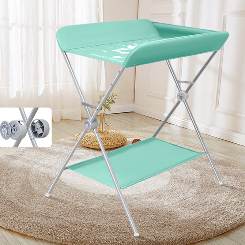 Folding Baby Changing Table Portable Changing Table with Shelf