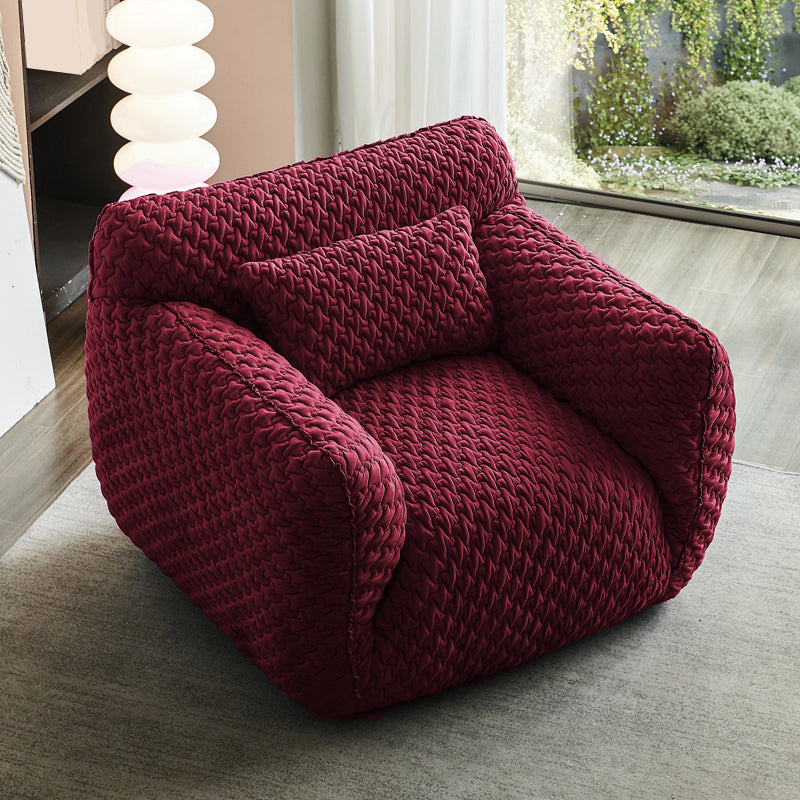 Polyester Twill Side Chair Arms Included Lounge Chair for Living Room