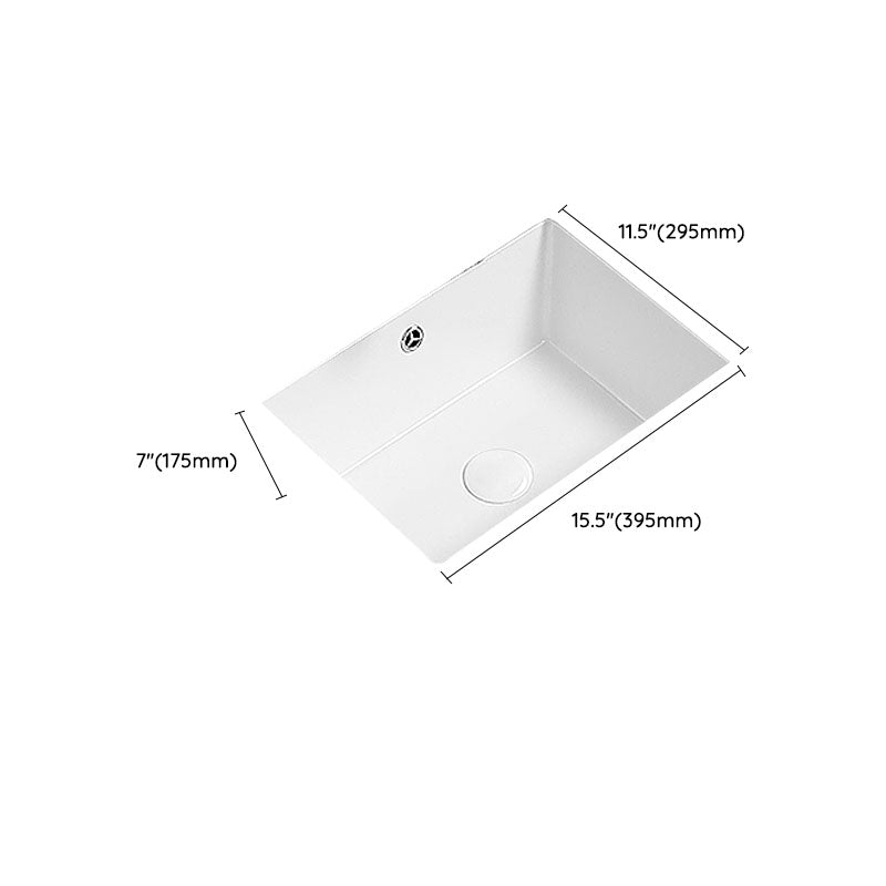 Modern Undermount Bathroom Sink Porcelain with Faucet Wash Stand