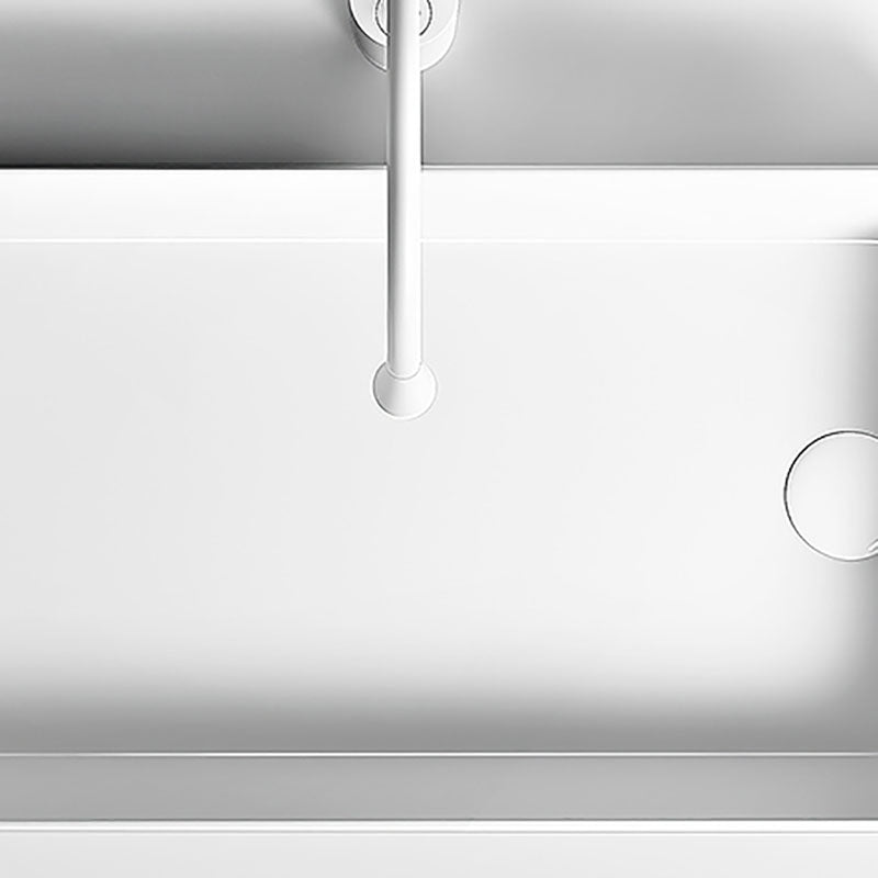 Traditional Vessel Bathroom Sink Porcelain with Pop-Up Drain Basin Sink