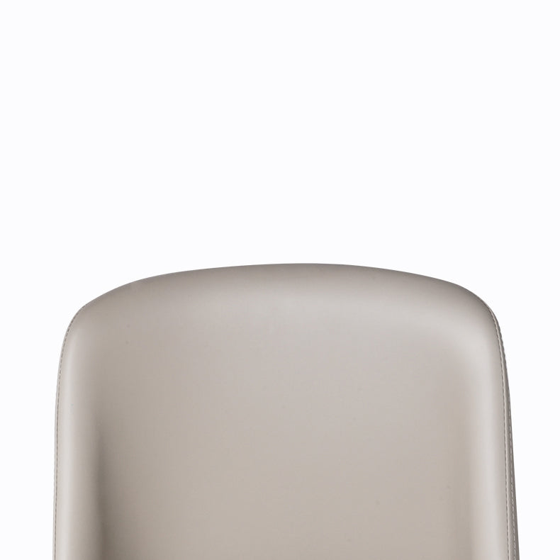 Glam Backrest Armless Counter Stool Iron Bar Stool with Cushion for Cafe