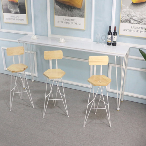 Modern Style Bar Dining Table Rectangle Bar Table for Kitchen