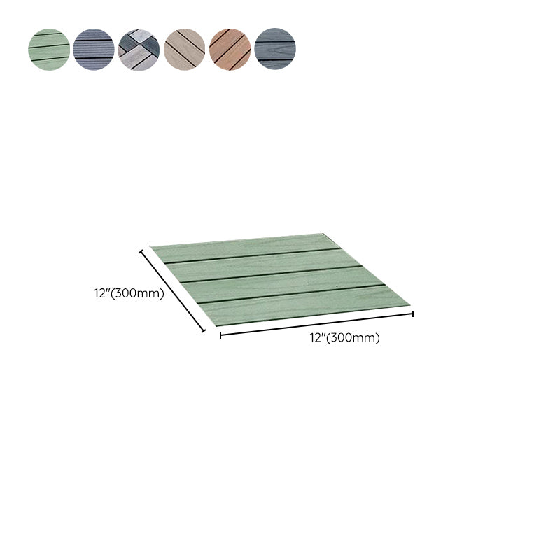 Modern Side Trim Piece Click-Locking Water Resistant Wood Flooring Tiles