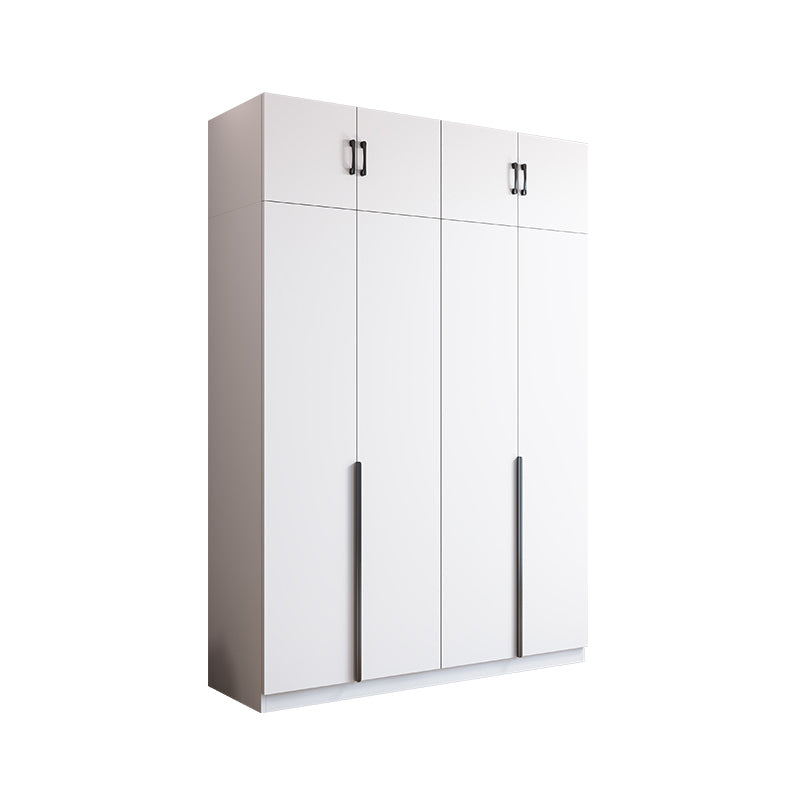 Engineered Wood Wardrobe Cabinet Modern Style Soft Close Doors Wardrobe Closet