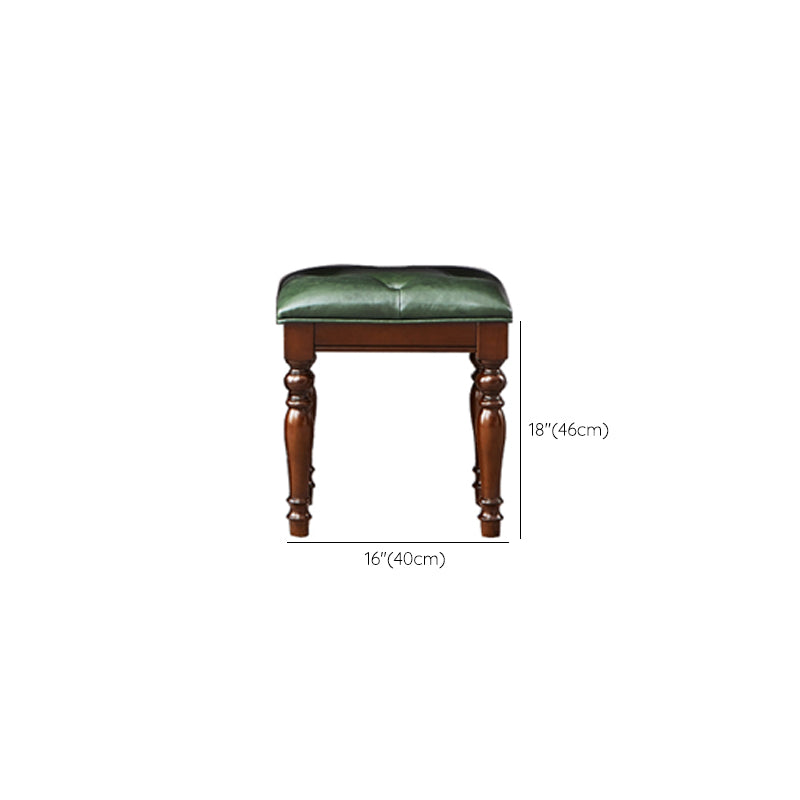 Traditional Solid Wood Makeup Vanity Desk Bedroom Vanity Dressing Table with Drawer