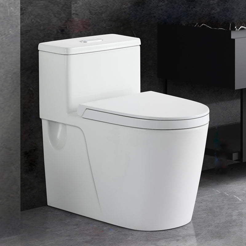 Floor Mounted Urine Toilet One Piece Toilet Modern Siphon Jet Porcelain Toilet