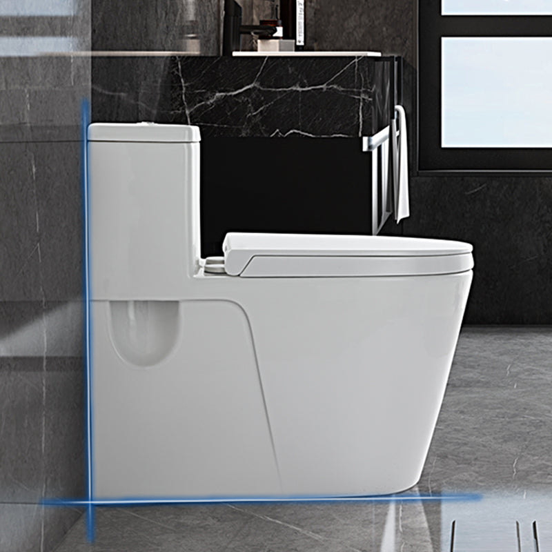 Floor Mounted Urine Toilet One Piece Toilet Modern Siphon Jet Porcelain Toilet