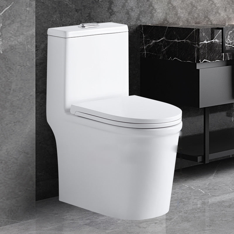 Floor Mounted Urine Toilet One Piece Toilet Modern Siphon Jet Porcelain Toilet