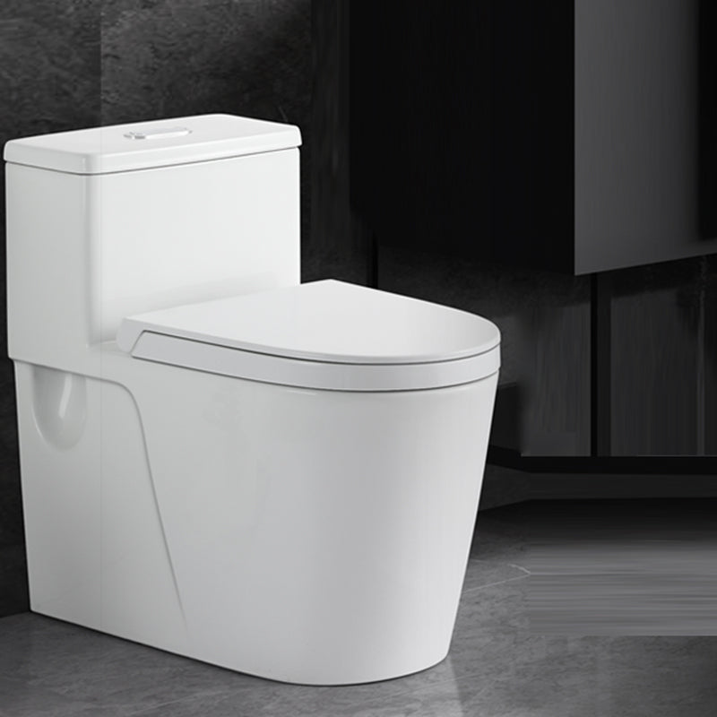 Floor Mounted Urine Toilet One Piece Toilet Modern Siphon Jet Porcelain Toilet