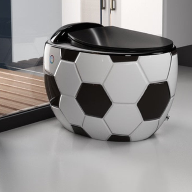 Floor Mounted Urine Toilet One Piece Toilet Modern Porcelain Toilet