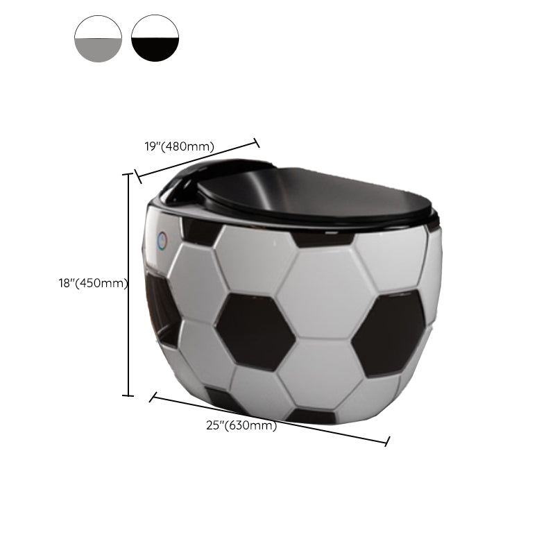 Floor Mounted Urine Toilet One Piece Toilet Modern Porcelain Toilet