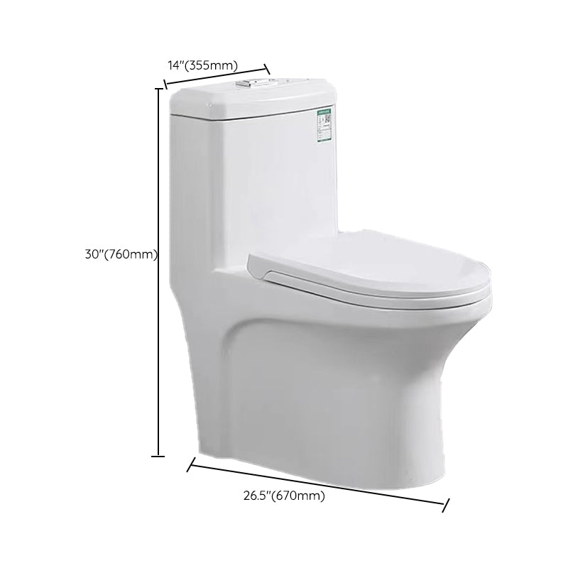 Floor Mounted Urine Toilet One Piece Toilet Modern Porcelain Toilet
