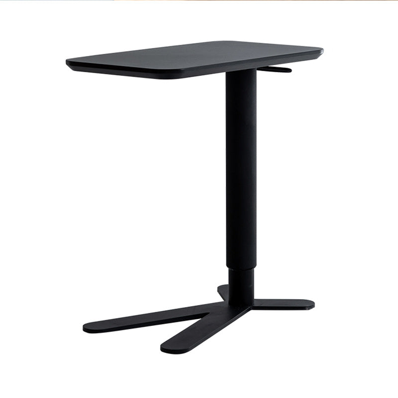 13" Wide Contemporary Corner Table Metal Rectangular Accent Side Table