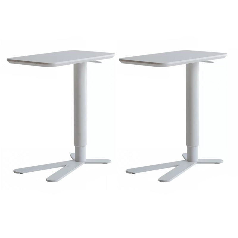 13" Wide Contemporary Corner Table Metal Rectangular Accent Side Table