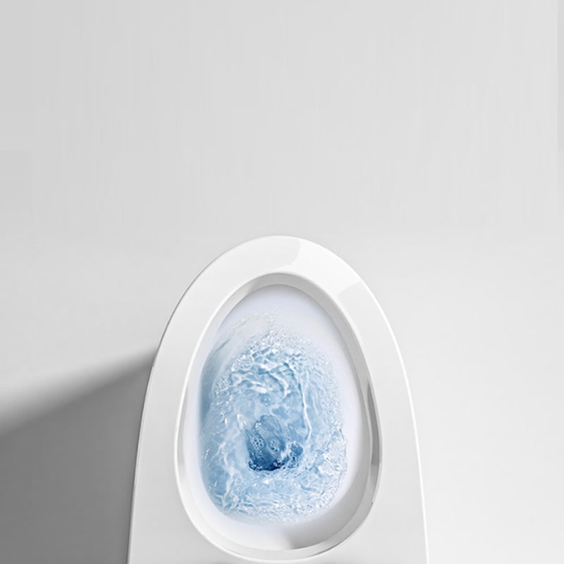 Modern White Floor Mount Toilet Seat Included Toilet Bowl for Bathroom